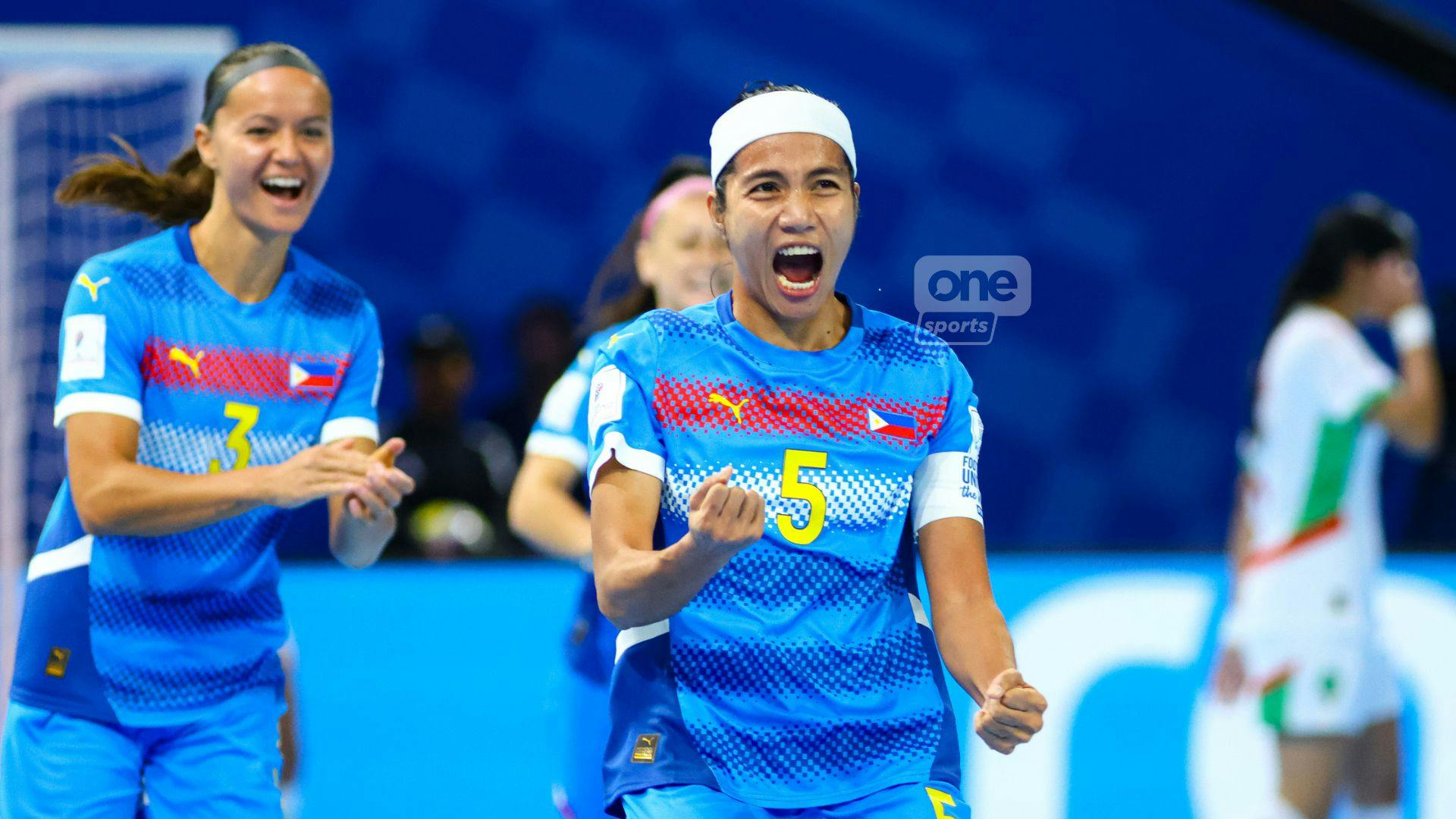 Skipper Inday Tolentin far from satisfied after scoring first Filipina5 goal in FIFA Futsal World Cup